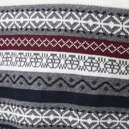 Sienna- Strickpullover mit halbem Reißverschluss